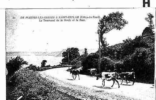 Ville de PLESTINLESGREVES Carte postale ancienne